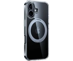 Torras Ostand Pro dėklas, skirtas iPhone 16 Plus (skaidrus)