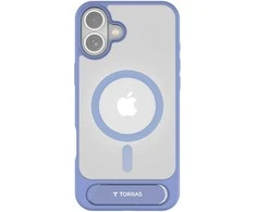 Torras Pstand serijos dėklas, skirtas iPhone 16 (mėlynas)