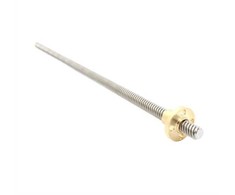 Grąžtas Oem Trapecinis varžtas T8x8 - 250mm + bronzinė veržlė - THSL-300-8D