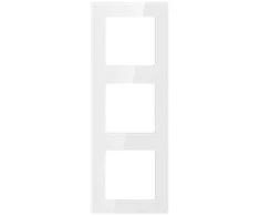 Trigubo rėmo lizdas Avatto N-TS10-Frame-W3 (baltas)
