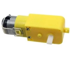 TT variklis robotui su 1:120 pavara - tiesus tipas - DC 3-6V - 50RPM