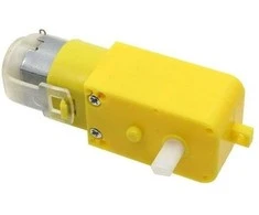 TT variklis robotui su 1:120 pavara - tiesus tipas - DC 3-6V - 50RPM
