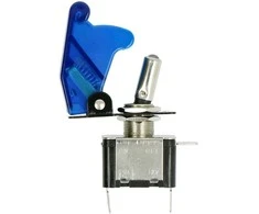 Tumbleris ON-OFF 12V / 20A su apšvietimu, mėlynas, Adafruit 3306