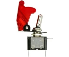 Tumbleris ON-OFF 12V / 20A su apšvietimu, raudonas, Adafruit 3218