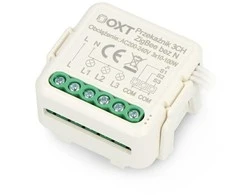 Tuya – 3 kanalų mini relė be N – ZigBee – Android/iOS programa – OXT SWTZ33