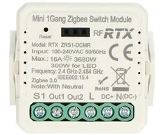 Tuya – be įtampos relė 12V/230V – ZigBee – Android/iOS programa – RTX ZRS1-DCMR