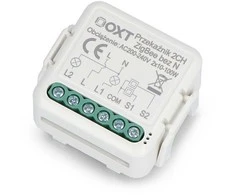 Tuya – dviejų kanalų mini relė be N – ZigBee – Android/iOS programa – OXT SWTZ32