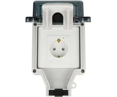 Tuya – lauko lizdas su energijos skaitikliu IP67 260V – WiFi – RTX SET_HWPEW_IP