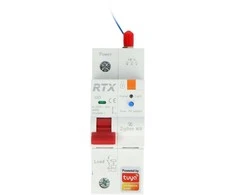 Tuya – reguliuojamas ZigBee saugiklis su energijos skaitikliu – 2A–63A – RTX ZCB63-1P