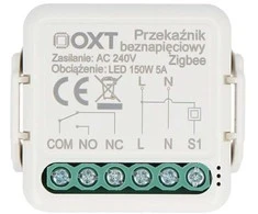Tuya – vieno kanalo mini be įtampos relė – ZigBee – Android/iOS programa – OXT T250