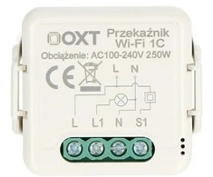 Tuya – vieno kanalo mini WiFi relė – Android/iOS programa – OXT T221