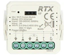 Tuya – WiFi/Bluetooth įmontuotas roletų valdiklis – Android/iOS programa – RTX WCM1MR