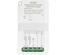 Tuya - WiFi jutiklis su zondu ir temperatūros ir drėgmės jutikliu - Moes MS-103-TH