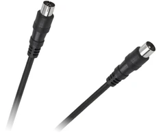 Oem TV - VIDEO kabelis, juodas, 10 m