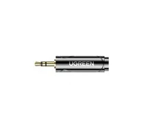 UGREEN adapteris / adapteris 3.5 mm-es lizdas-ről 6.5 / 6.35 mm-es mini jack-re (szürke)