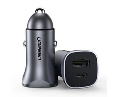 UGREEN automobilinis įkroviklis CD130 USB USB-C 24W