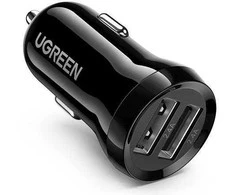 UGREEN automobilinis įkroviklis ED018 2x USB 24W