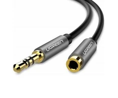 UGREEN AUX kabelio prailginimas mini-jack 3.5mm 1m - Pilkas
