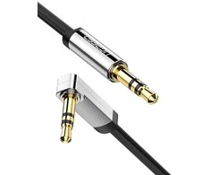 UGREEN Mini AUX 3.5mm kampinis kabelis 2m