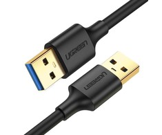 UGREEN USB 3.0 AA kabelis 0.5m - Juodas