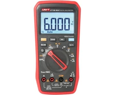Matuoklis - Uni-T UT15B MAX True RMS Skaitmeninis Multimetras 1000V 10A 60MΩ, Juoda/Raudona