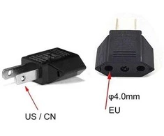 Oem Universalus adapteris – JAV/ES adapteris – Amerikos kištukas, Europos lizdas