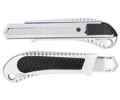 Oem Universalus peilis, metalinis - su ištraukiamu 18mm ašmenimis - popierinis tapetų peilis.