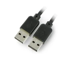 Goobay Kabelis USB type A kištukas - USB type A kištukas, USB 2.0, 1.8 m, Juoda