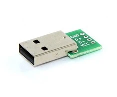 Oem USB A kištukas kontaktinei plokštelei - USB tipo A kištukas