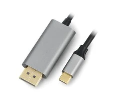 USB C – DisplayPort laidas – 1.8 m – Akyga AK-AV-16
