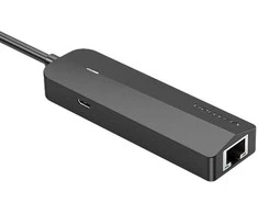 USB-C iki 3x USB 2.0, RJ45, Micro-B Hub Vention TGOBB 0.15m, juodas