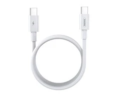 USB-C laidas su USB-C Remax Marlik, 2m, 100W (baltas)
