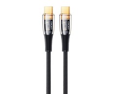 USB-C laidas USB-C Remax Explore, RC-C062, 1.2 m, 100 W, (juodas)