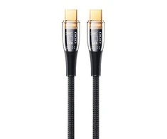 USB-C laidas USB-C Remax Explore, RC-C062, 1.2 m, 100 W, (juodas)