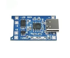 Oem USB-C Li-Pol Ličio baterijų įkrovimo modulis TP4056 1S 1A