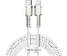 Baseus Cafule USB-C į Lightning kabelis PD 20W 2m - Baltas