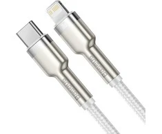 Baseus Cafule USB-C į Lightning kabelis PD 20W 2m - Baltas