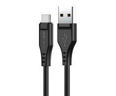 USB-C – USB-C UGREEN Acefast C3-04 1.2 m, 60 W (juoda)