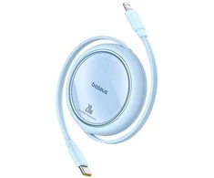 USB kabelis Baseus Free2Pull USB-C iki iP 20W 1m (mėlynas)