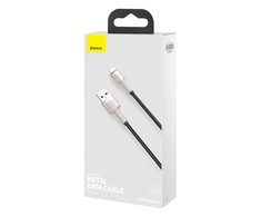 Baseus Cafule USB - Lightning kabelis 2.4A 1m - Juodas