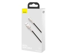 Baseus Cafule USB - Lightning kabelis 2.4A 1m - Juodas