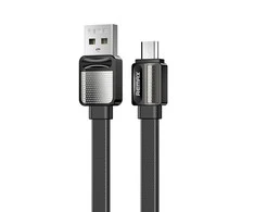 USB laidas Micro Remax Platinum Pro, 1m (juodas)