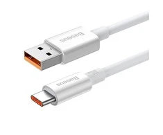 USB laidas per USB-C Baseus Superior 100W 0.25m (baltas)