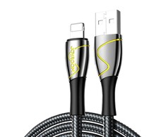 USB laidas, skirtas Lightning Joyroom S-2030K6 2.4A 2m (juodas)
