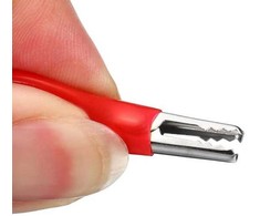 Oem USB laidas su krokodilo spaustukais - 60 cm