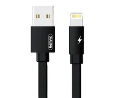 USB Lightning Remax Kerolla laidas, 1m (juodas)
