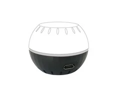 USB maitinimo šaltinis, skirtas Shelly H&amp;T - juodas