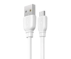 USB Micro Remax Suji Pro laidas, 1m (baltas)