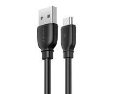 USB Micro Remax Suji Pro laidas, 1m (juodas)