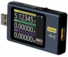 USB multimetras – įtampos, srovės ir galios matuoklis iš USB prievado – Joy-IT UM120